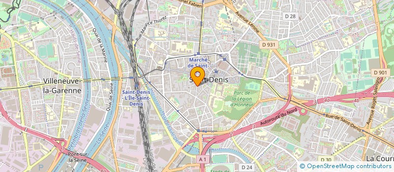 localisation de l'entreprise SCI NOGENT HILL à SAINT-DENIS