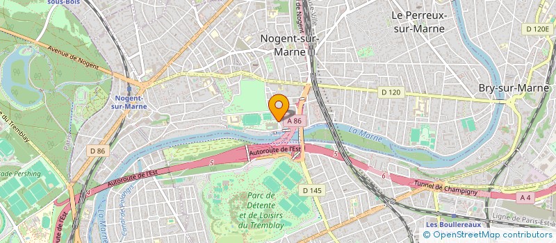 localisation de l'entreprise SCI NOGENT MARLY à NOGENT-SUR-MARNE