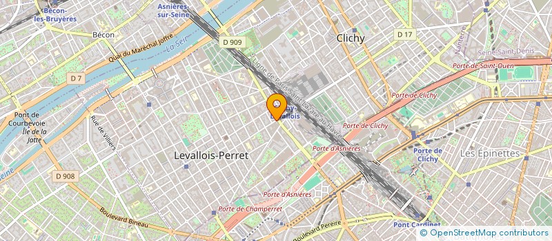 localisation de l'entreprise SCI NOGHES à LEVALLOIS-PERRET