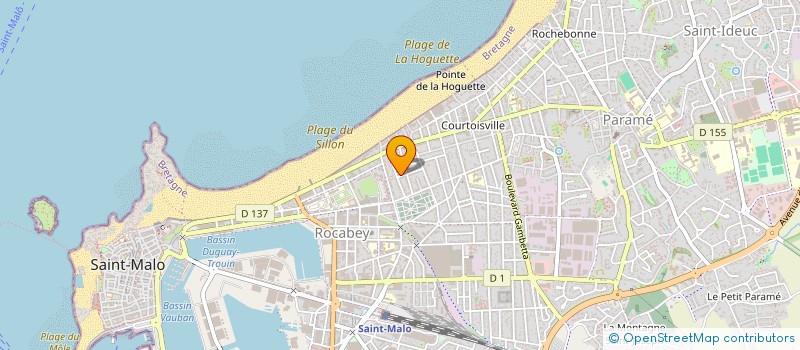localisation de l'entreprise SCI NOGIMA  SAINT-MALO