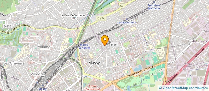 localisation de l'entreprise SCI NOGUES LABOUREAU à ANTONY