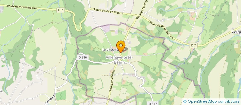 localisation de l'entreprise SCI NOGUEZ  VILLENAVE-PRES-BEARN