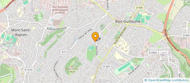 localisation de l'entreprise SCI NOGUIHE à BOIS-GUILLAUME