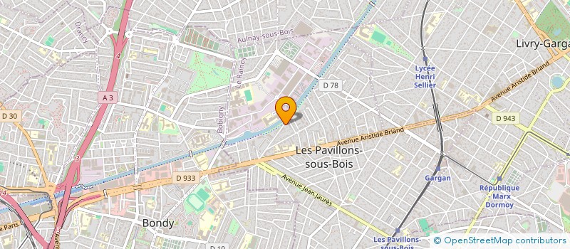 localisation de l'entreprise SCI NOHAM à LES PAVILLONS-SOUS-BOIS