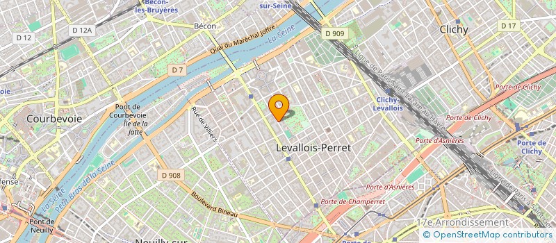 localisation de l'entreprise SCI NOHAM à LEVALLOIS-PERRET