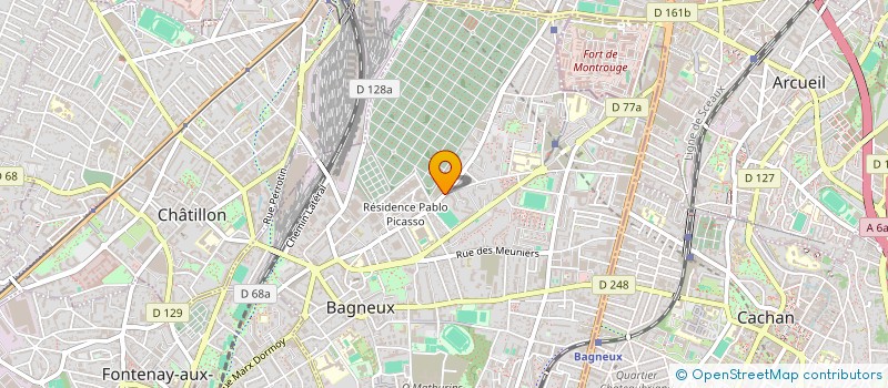 localisation de l'entreprise SCI NOHAS à BAGNEUX