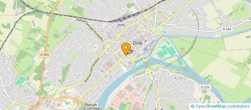 localisation de l'entreprise SCI NOHEMI à DOLE
