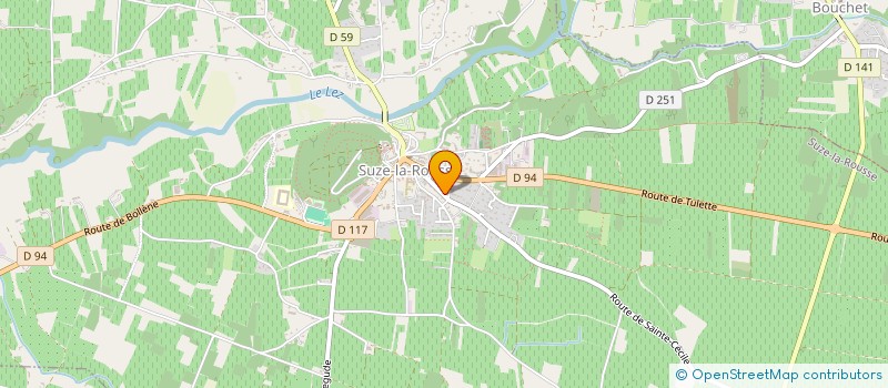 localisation de l'entreprise SCI NOHERIE PODOLOGIE  SUZE-LA-ROUSSE