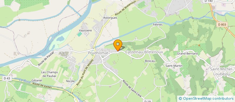 localisation de l'entreprise SCI NOHFLO  PRUDHOMAT