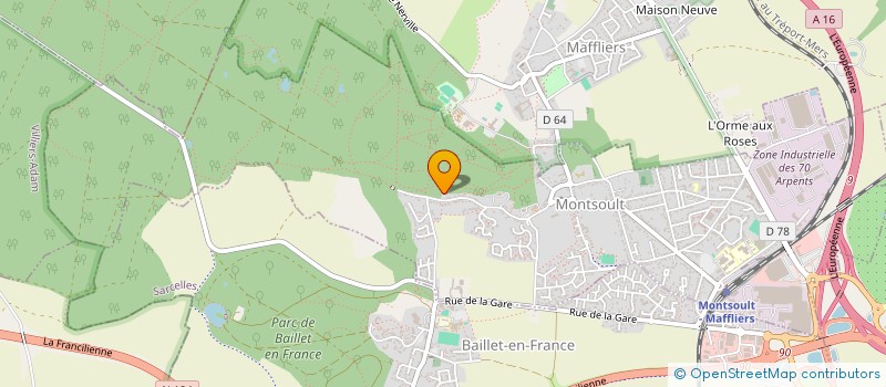 localisation de l'entreprise SCI NOI & CO  MONTSOULT