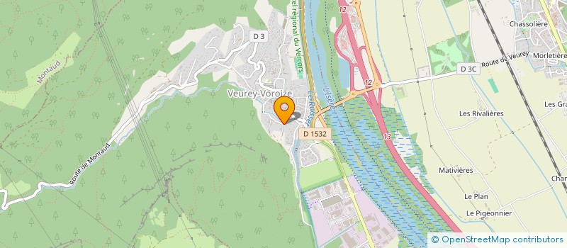 localisation de l'entreprise SCI NOIR ET BLANC  VEUREY-VOROIZE