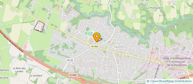 localisation de l'entreprise SCI NOIRAM  SAUTRON