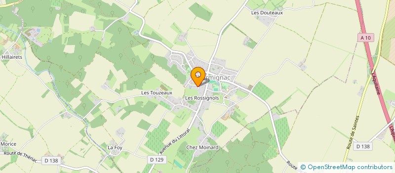 localisation de l'entreprise SCI NOIRET GARCONNET à BERNEUIL