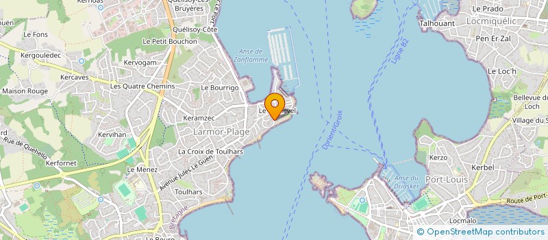 localisation de l'entreprise SCI NOIRIEUX  LARMOR-PLAGE