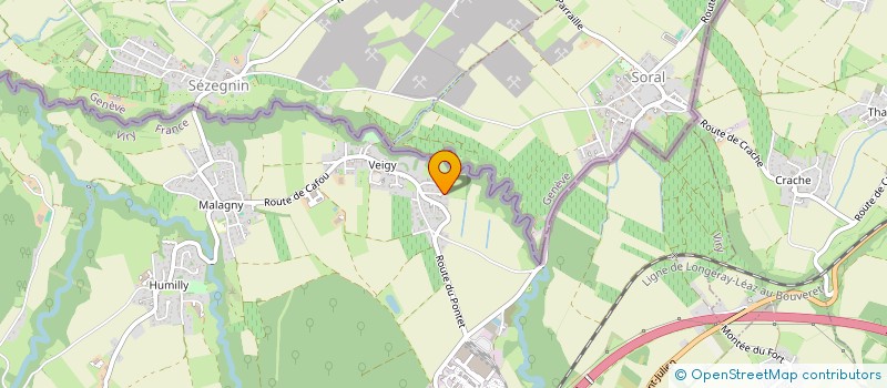 localisation de l'entreprise SCI NOISETIER  VIRY