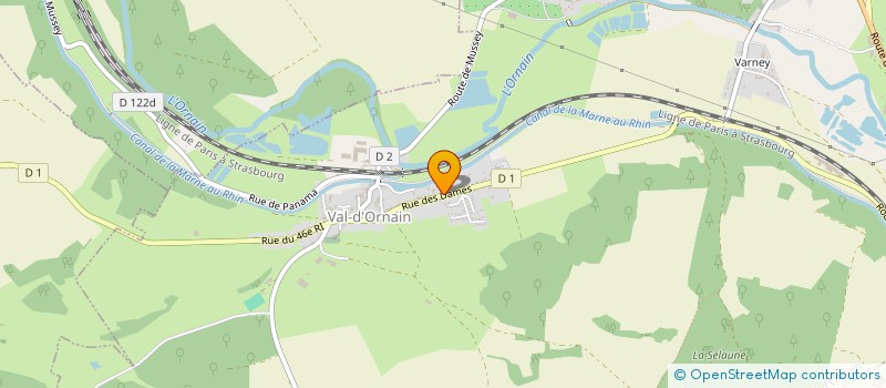 localisation de l'entreprise SCI NOISETTE à VAL-D'ORNAIN