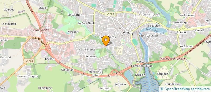 localisation de l'entreprise SCI NOISETTE ET COMPAGNIE à AURAY