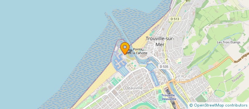 localisation de l'entreprise SCI NOISHA à DEAUVILLE