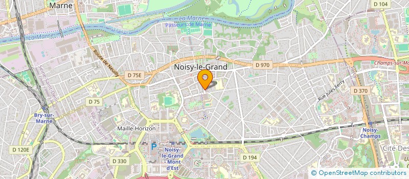 localisation de l'entreprise SCI NOISY  NOISY-LE-GRAND