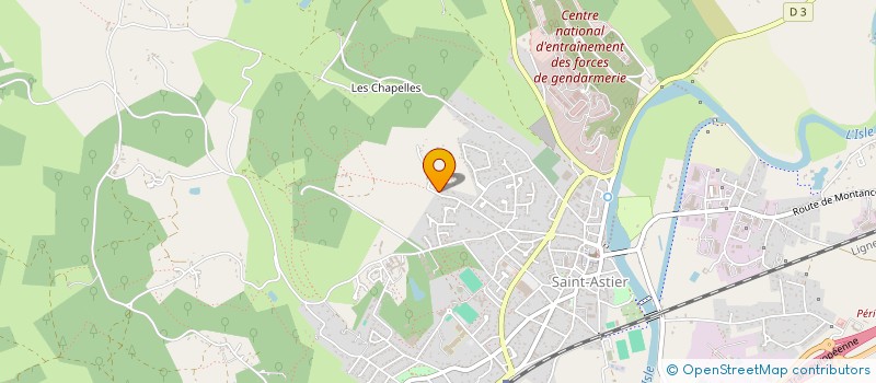localisation de l'entreprise SCI NOITTRAND  SAINT-ASTIER