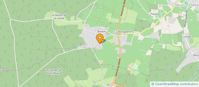 localisation de l'entreprise SCI NOJA  MOULIS-EN-MEDOC