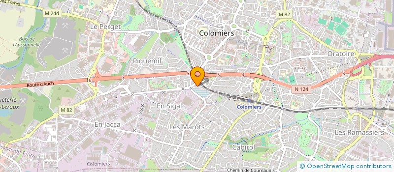 localisation de l'entreprise SCI NOJA DE LA MENUDE à COLOMIERS