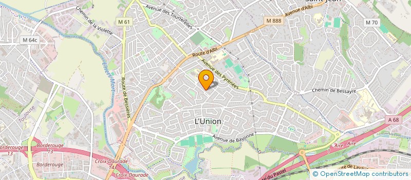 localisation de l'entreprise SCI NOJARE à L'UNION