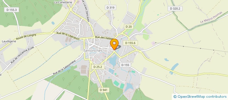 localisation de l'entreprise SCI NOJUVA à SENONCHES