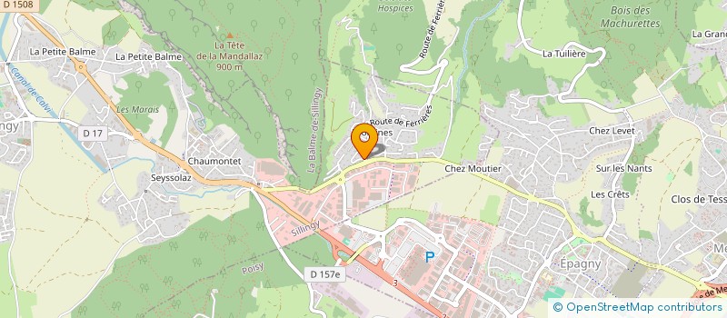 localisation de l'entreprise SCI NOK  SILLINGY