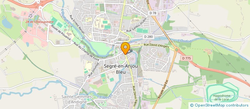 localisation de l'entreprise SCI NOKAEL à SEGRE-EN-ANJOU BLEU