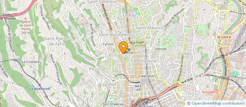 localisation de l'entreprise SCI NOKYLL à NICE