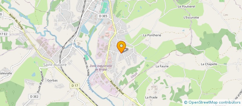 localisation de l'entreprise SCI NOL  OBJAT