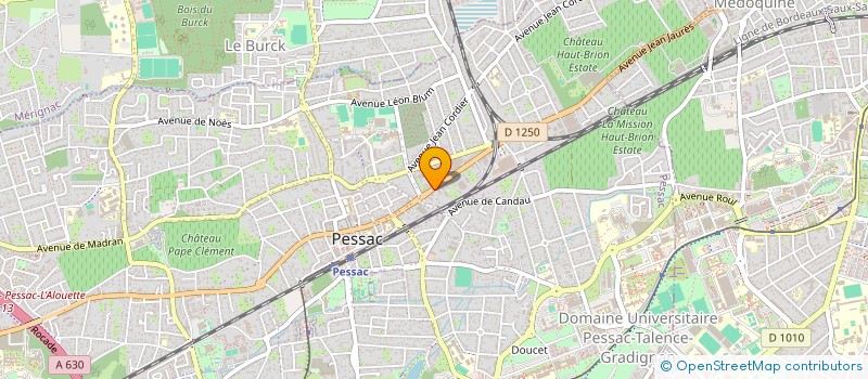 localisation de l'entreprise SCI NOLA  PESSAC