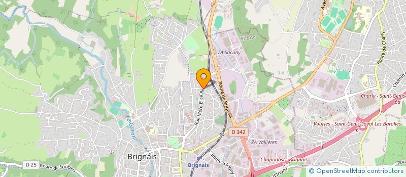 localisation de l'entreprise SCI NOLA  BRIGNAIS