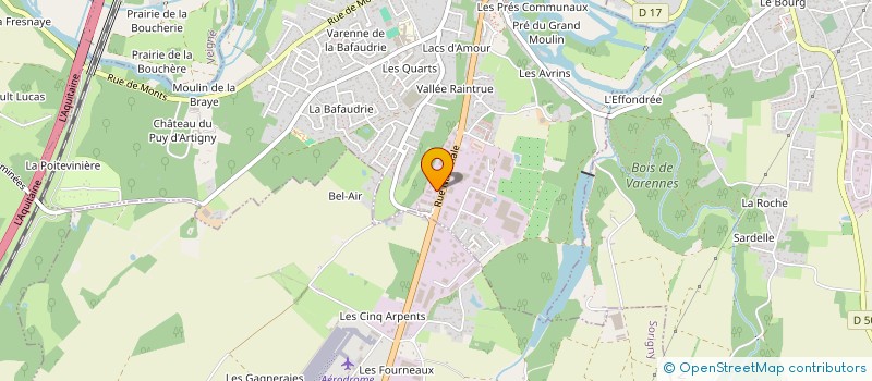 localisation de l'entreprise SCI NOLAN  MONTBAZON