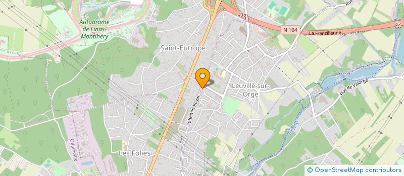 localisation de l'entreprise SCI NOLANE à LINAS