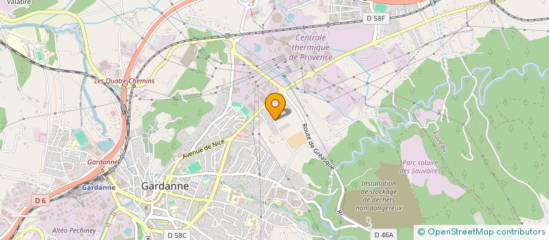 localisation de l'entreprise SCI NOLANNA  GARDANNE