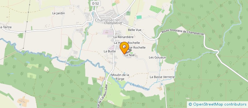 localisation de l'entreprise SCI NOLCYL à CHAMPSECRET