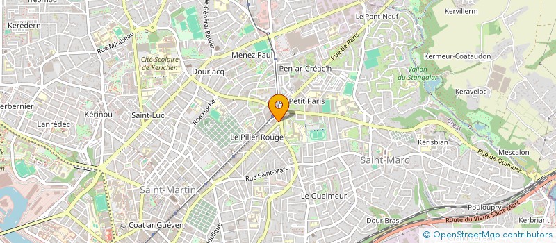 localisation de l'entreprise SCI NOLEO  BREST