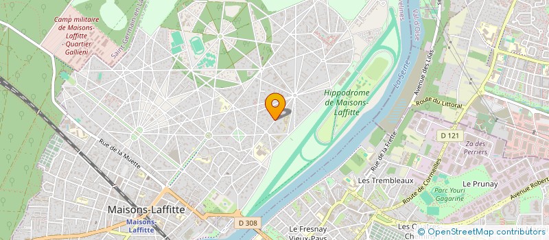 localisation de l'entreprise SCI NOLETTE  MAISONS-LAFFITTE