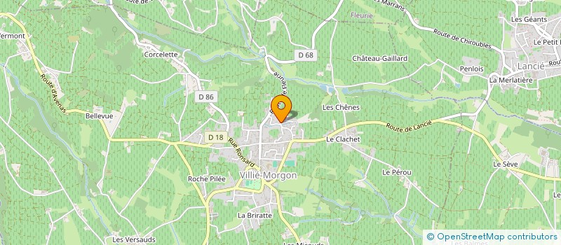 localisation de l'entreprise SCI NOLGWEN  VILLIE-MORGON