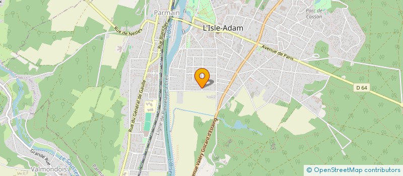 localisation de l'entreprise SCI NOLHYA  L'ISLE-ADAM