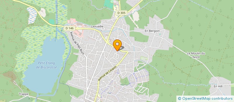 localisation de l'entreprise SCI NOLI  BISCARROSSE