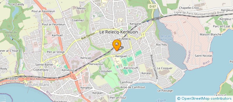 localisation de l'entreprise SCI NOLI  LE RELECQ-KERHUON