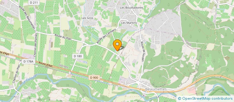 localisation de l'entreprise SCI NOLIA  GORDES