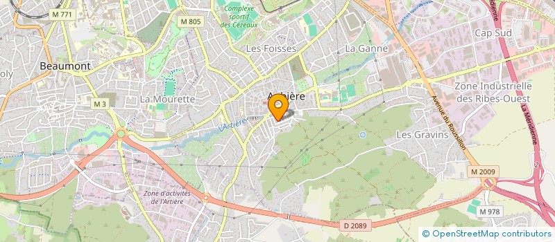 localisation de l'entreprise SCI NOLICO  AUBIERE