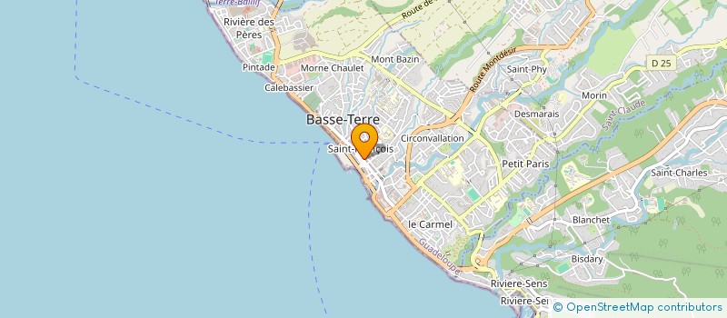 localisation de l'entreprise SCI NOLIVOS 44 à BASSE-TERRE