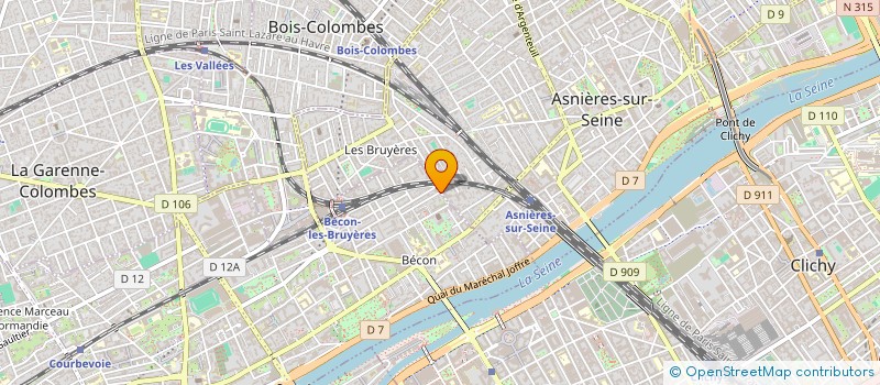 localisation de l'entreprise SCI NOLLET à COURBEVOIE