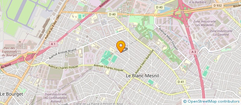 localisation de l'entreprise SCI NOLLET à LE BLANC-MESNIL