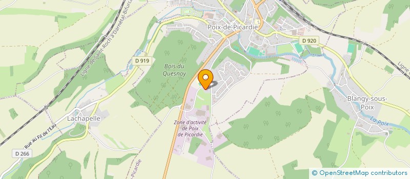 localisation de l'entreprise SCI NOLLET  POIX-DE-PICARDIE